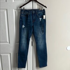 Aeropostale men’s blue max stretch skinny jeans NWT 32/34